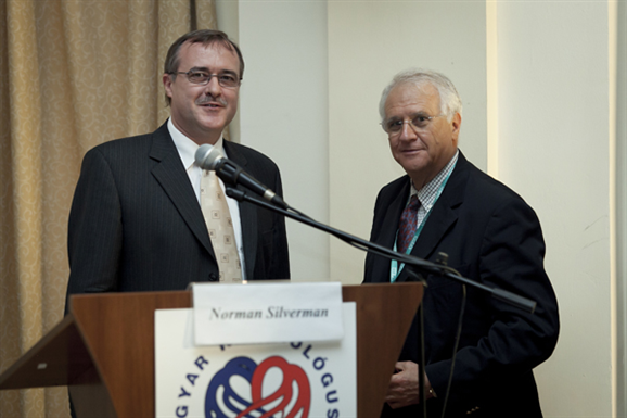 Dr. Mogyorsy Gbor PhD, s Professor Norman Silverman